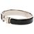 Bracciale Hermès Clic H stretto in smalto nero PM - vista 2