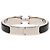 Bracciale Hermès Clic H stretto in smalto nero PM - vista 3