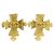 Orecchini a clip Chanel CC placcati oro D'oro