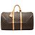 Borsa da viaggio Louis Vuitton Monogram Keepall 55 marrone