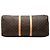 Borsa da viaggio Louis Vuitton Monogram Keepall 55 marrone - vista 3