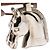 Collana con pendente a testa di cavallo in argento placcato palladio Hermès - vista 5