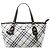 Tote in tela Burberry Nova Check marrone
