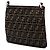 Borsa a tracolla in tela Zucca marrone Fendi - vista 2