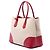 Doppia borsa Prada Large Saffiano Trimmed Canapa Beige - vista 2