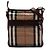 Borsa a tracolla Burberry Exploded Check in tela beige