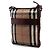 Borsa a tracolla Burberry Exploded Check in tela beige - vista 2