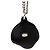 Collana con pendente in ottone argentato Chanel, camelia in resina e strass Argento - vista 2