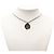 Collana con pendente in ottone argentato Chanel, camelia in resina e strass Argento - vista 6
