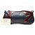Borsa a tracolla Prada Blue in Vitello Drive con profili in vernice - vista 10