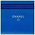 Borsa a tracolla Chanel Boy Wallet on Chain in vernice trapuntata blu - vista 5