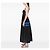 Borsa a tracolla Chanel Boy Wallet on Chain in vernice trapuntata blu - vista 6