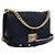 Borsa a tracolla Chanel Boy Flap in pelle Caviar trapuntata blu Old Medium - vista 2