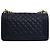 Borsa a tracolla Chanel Boy Flap in pelle Caviar trapuntata blu Old Medium - vista 3