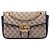 Borsa a tracolla Gucci Medium GG Marmont Matelasse Diagonal GG Canvas Beige