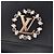 Clutch Crystal Louise nera Louis Vuitton Nero - vista 5