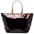 Borsa Tote Louis Vuitton Monogram Vernis Bellevue GM Viola Porpora
