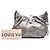Borsa a tracolla Louis Vuitton Monogram Mahina XS argento - vista 7
