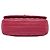 Borsa a tracolla Chanel Small Chevron Iridescent Caviar Statement Flap rossa Rosso - vista 3