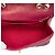 Borsa a tracolla Chanel Small Chevron Iridescent Caviar Statement Flap rossa Rosso - vista 4