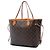 Borsa Tote Louis Vuitton Monogram Neverfull MM marrone - vista 2