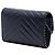 Wallet On Chain Borsa a tracolla Chanel CC Chevron in agnello borchiato blu - vista 2