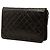 Borsa a tracolla Chanel Medium CC in agnello trapuntato nero - vista 2