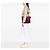 Tote Chanel Coco Ball Chain in agnello trapuntato rosso - vista 5