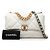 Borsa Chanel Large 19 in agnello bianco - vista 8