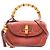 Borsa Gucci Medium New Bamboo in pelle rossa Rosso
