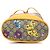 Borsa a secchiello Gucci Small GG Supreme Flora Ophidia beige - vista 3