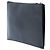 Clutch per iPad in pelle blu con monogramma Saint Laurent - vista 2