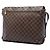 Borsa a tracolla Louis Vuitton Damier Ebene Brooklyn MM Marrone - vista 2