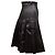 Falda plisada de seda negra Chanel Talla FR 34 Negro - vista 2