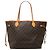 Borsa Tote Louis Vuitton Monogram Neverfull MM marrone