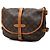 Borsa a tracolla Louis Vuitton Monogram Saumur 25 marrone - vista 2