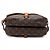 Borsa a tracolla Louis Vuitton Monogram Saumur 25 marrone - vista 3