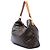 Borsa Hobo Louis Vuitton Monogram Delightful GM Marrone - vista 2