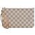 Pochette Louis Vuitton Damier Azur Neverfull MM Blanche
