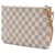 Pochette Louis Vuitton Damier Azur Neverfull MM Blanche - vue 2