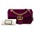 Borsa a tracolla Gucci Medium GG Marmont Matelasse in velluto viola Porpora - vista 7