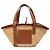 Borsa Tote LOEWE Small Raffia Anagram beige