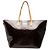 Borsa Tote Louis Vuitton Monogram Vernis Bellevue GM Viola Porpora