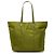 Tote Prada Tessuto Canapa Logo verde