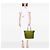 Tote Prada Tessuto Canapa Logo verde - vista 6