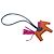 Charm per borsa Hermès Milo Lambskin Grigri Rodeo Orange PM Portachiavi Arancione - vista 2