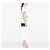 Chanel CC gesteppte Metallic-Stoff Wallet On Chain Umhängetasche Grau - Ansicht 6