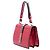 Borsa Prada City Elektra in vitello e Saffiano borchiata rossa Rosso - vista 2