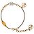 Bracciale Logomania in ottone placcato oro Louis Vuitton Gold D'oro - vista 2