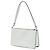 Borsa a tracolla in pelle spazzolata bianca Prada Bianco - vista 2